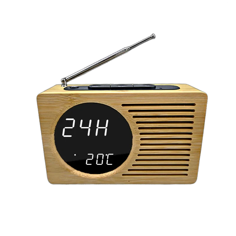 Radio réveil bois Le Bon Réveil