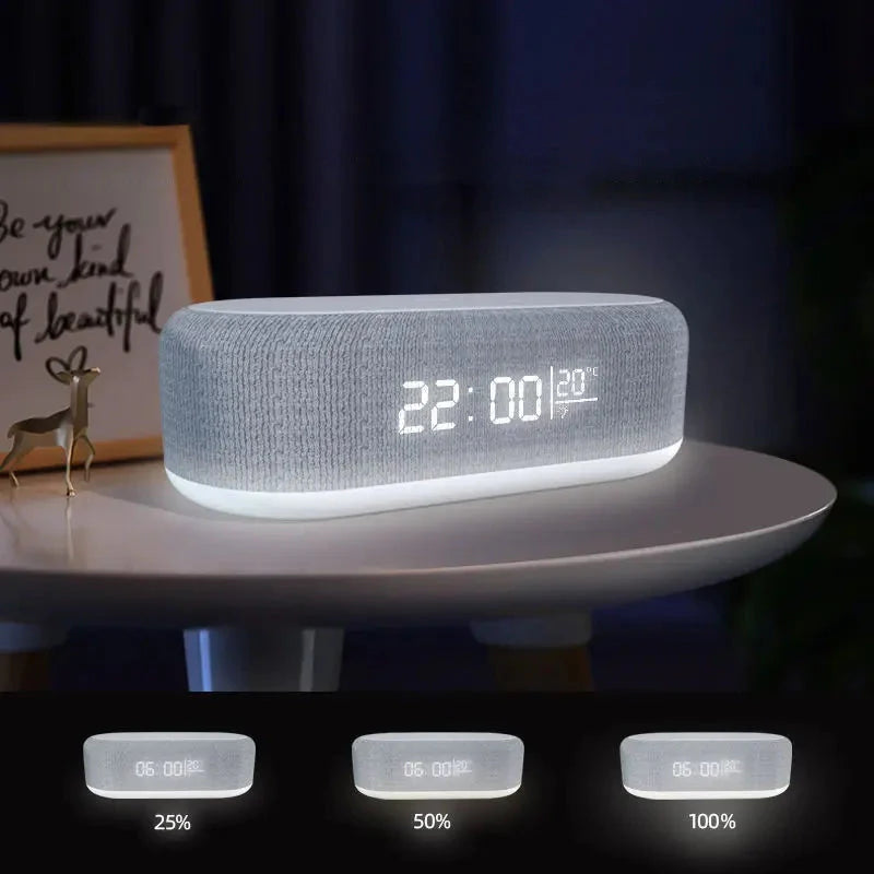 Réveil connecté avec chargeur induction Le Bon Réveil