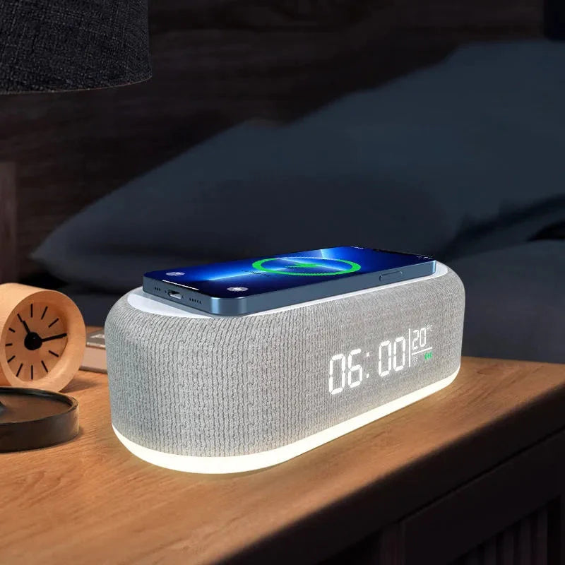 Réveil connecté avec chargeur induction Le Bon Réveil