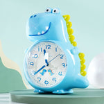 Analoger Dinosaurier-Wecker blau - Vignette | TopWecker