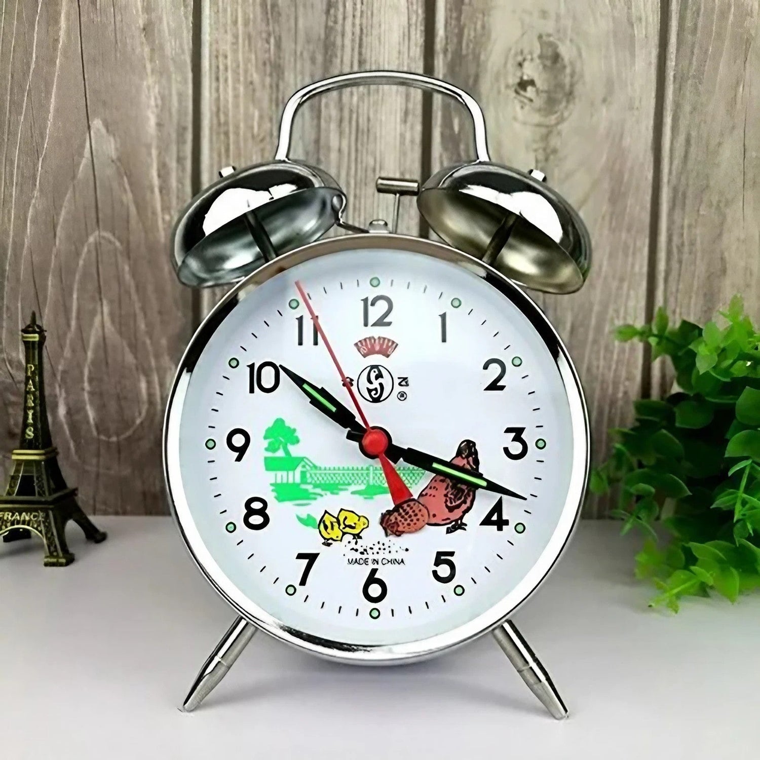 Réveil mécanique avec trotteuse Le Bon Réveil