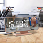 Wecker mit Projektor rosa gold - Vignette | TopWecker