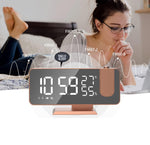 Wecker mit Projektor rosa gold - Vignette | TopWecker