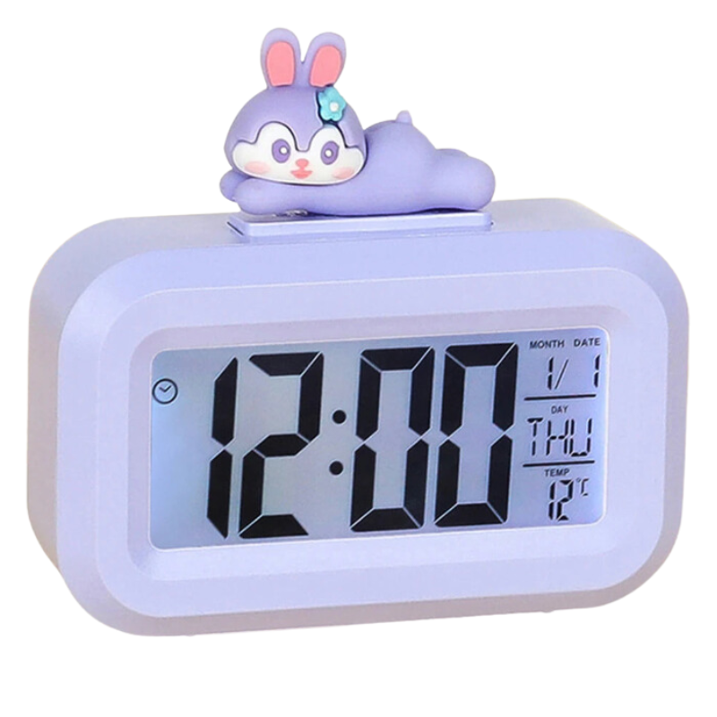 réveil adorable petit lapin