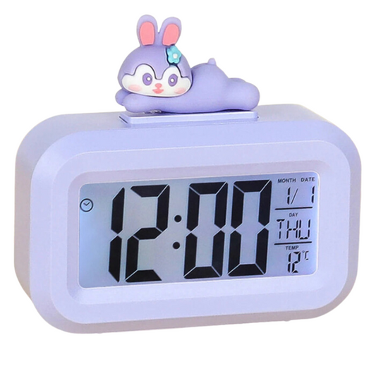 réveil adorable petit lapin