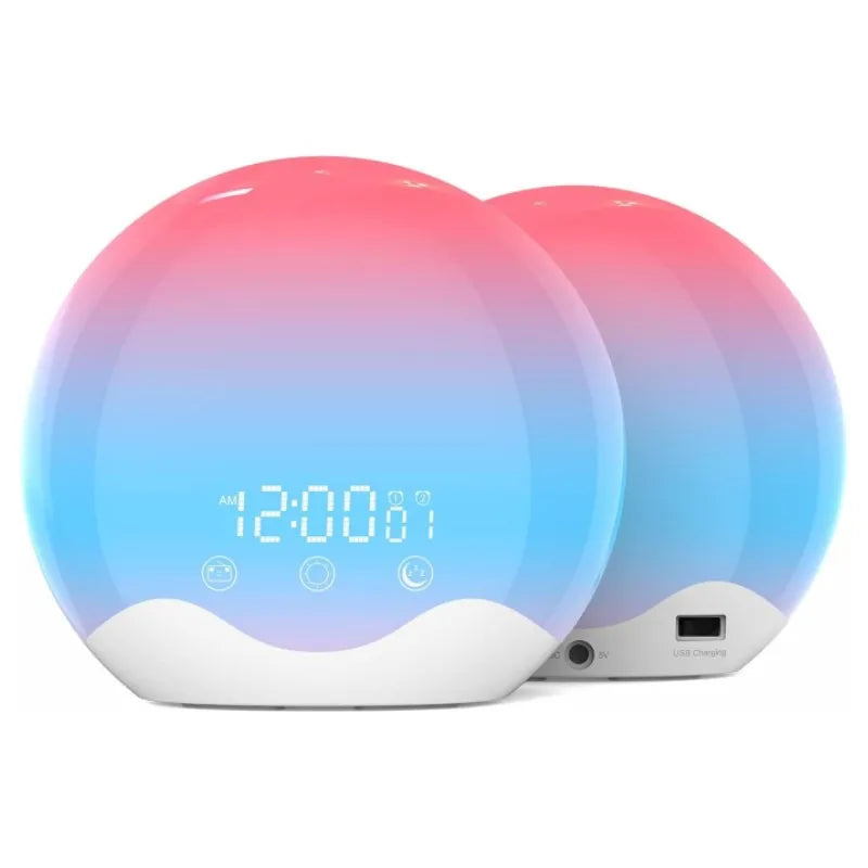 réveil design lumineux couleur