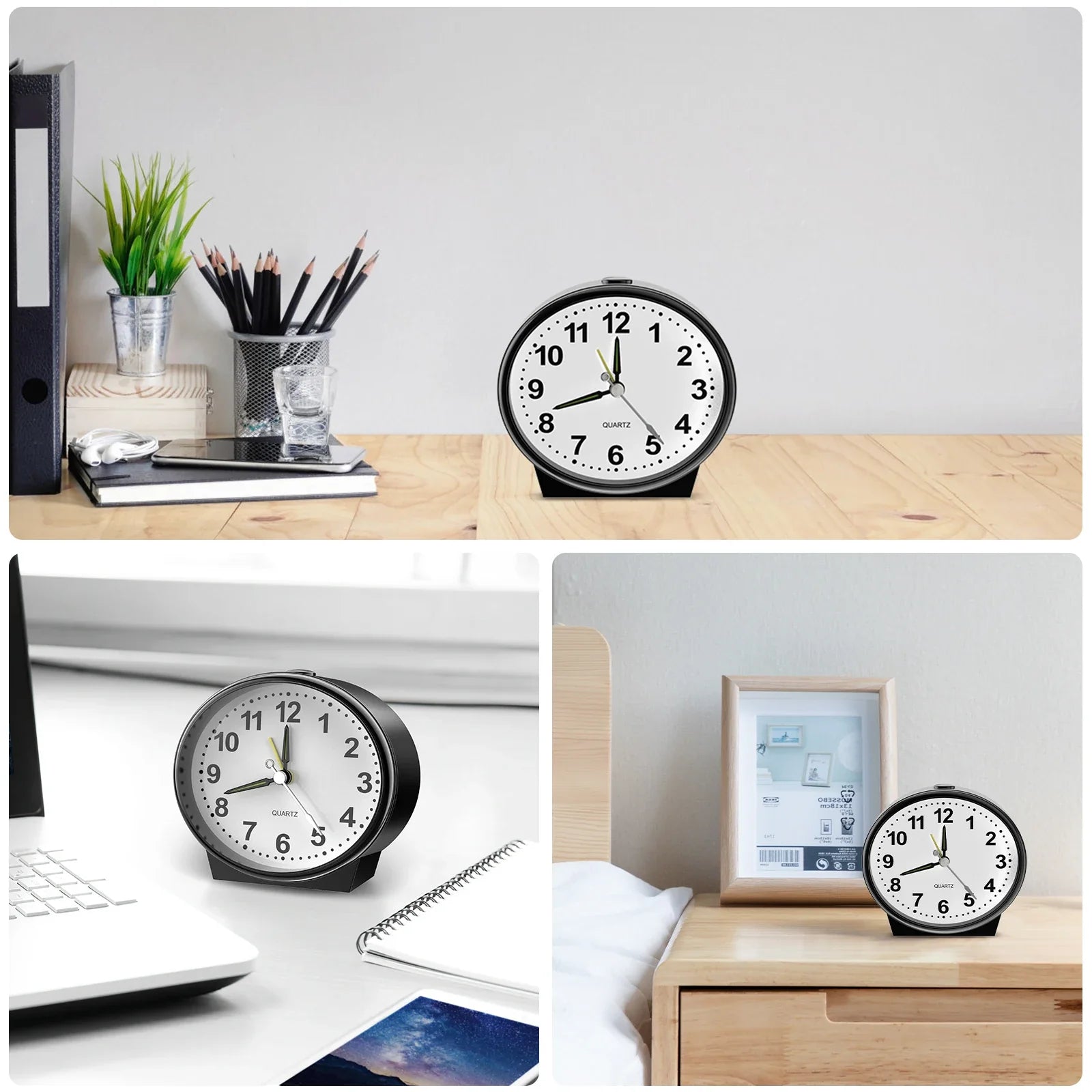 réveil à quartz avec cadran