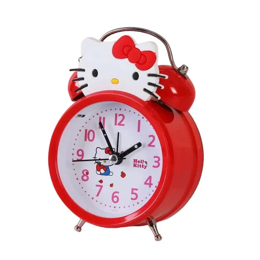 Réveil hello kitty rond