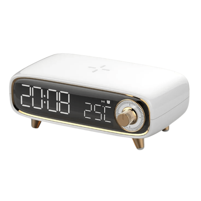 LeBonRéveil Blanc Réveil chargeur induction bluetooth