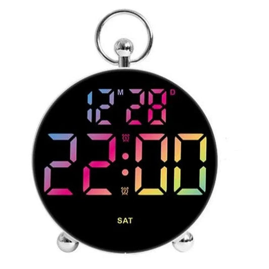 LeBonRéveil Multicolore Réveil numérique moderne