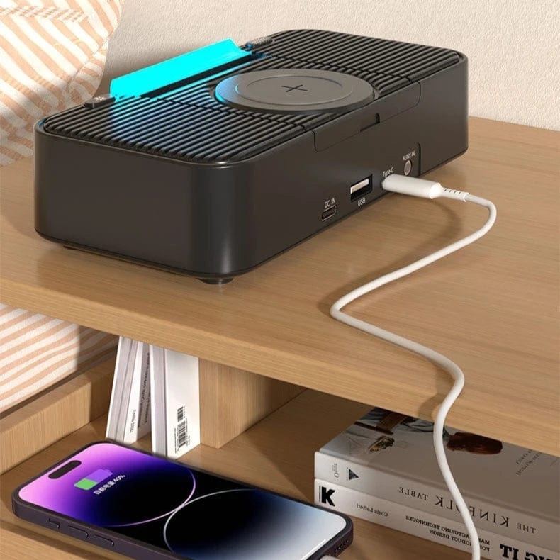 LeBonRéveil Réveil enceinte chargeur induction