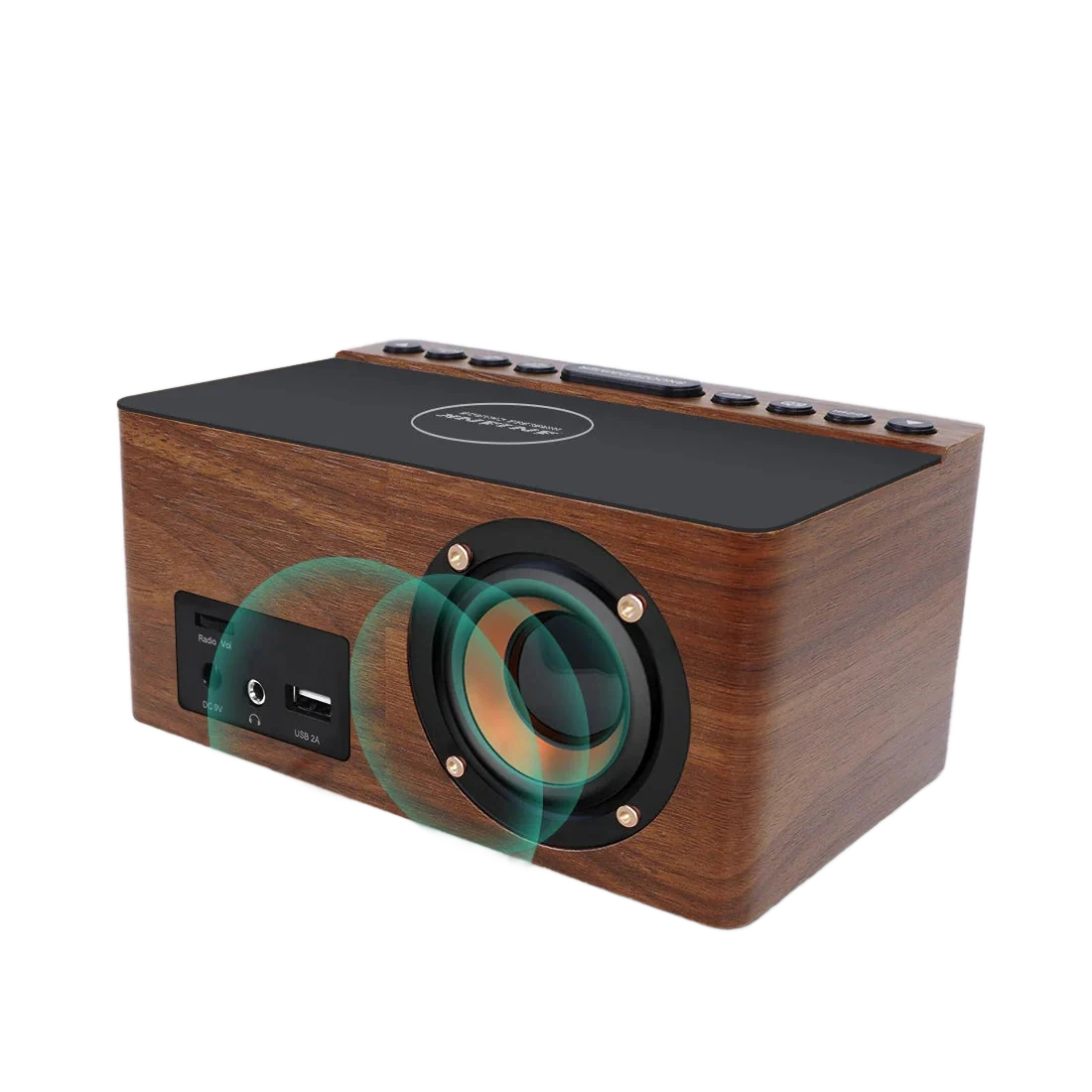 Radio réveil bois induction Le Bon Réveil