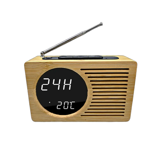 Radio réveil bois Le Bon Réveil