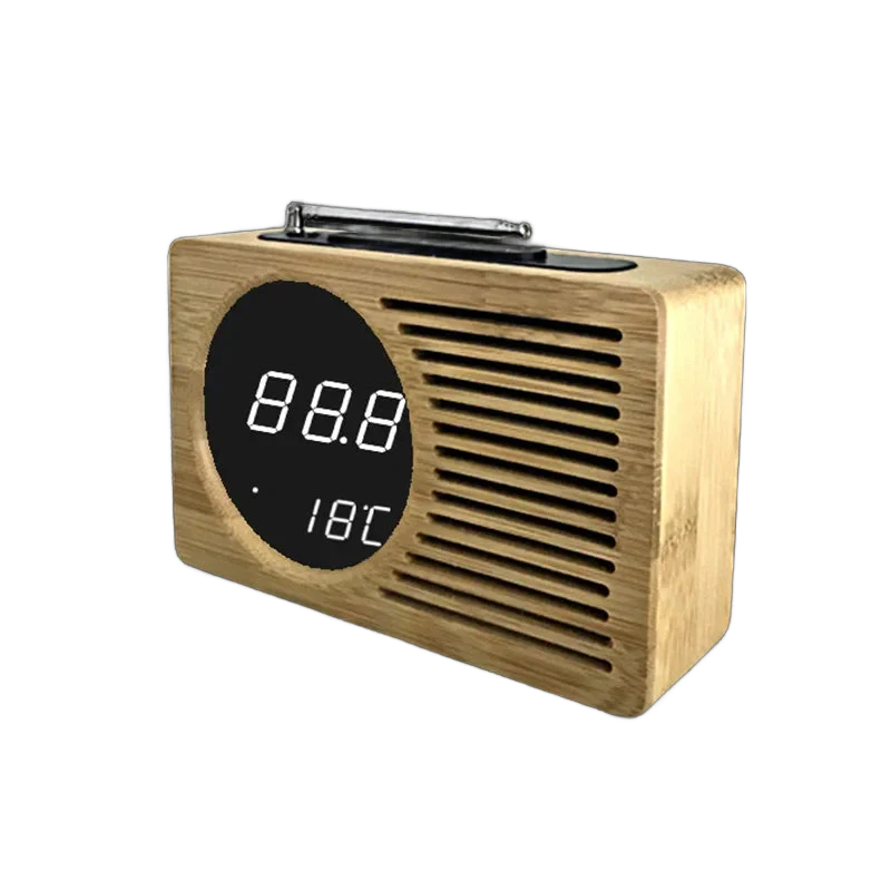 Radio réveil bois Le Bon Réveil
