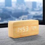 Wecker Holz led natur - Vignette | TopWecker®