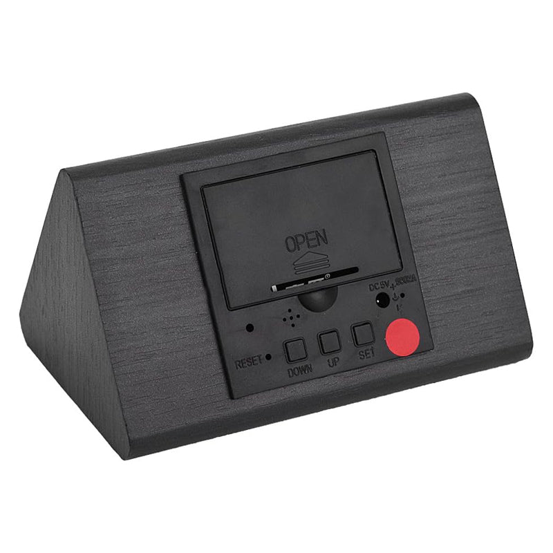 Réveil bois noir Le Bon Réveil