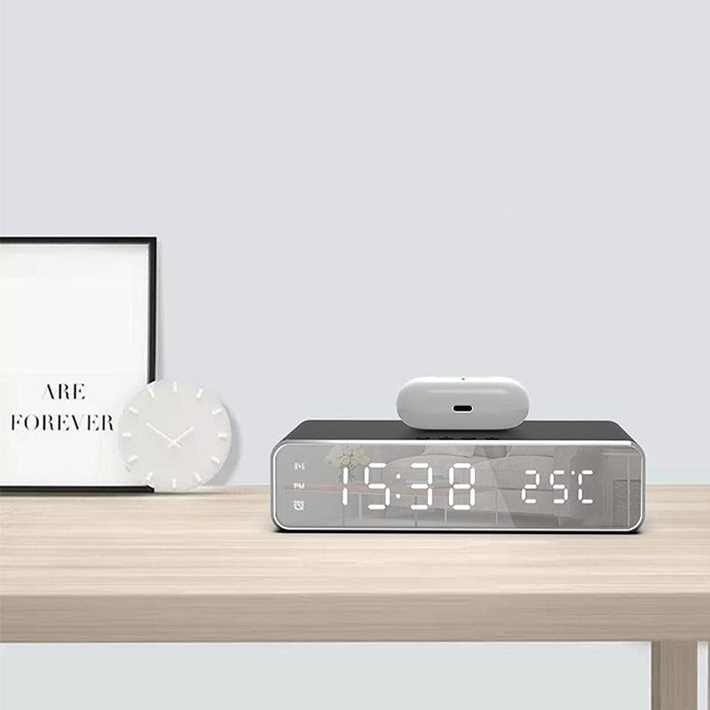 Réveil chargeur induction avec température Le Bon Réveil