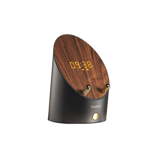 Réveil chargeur induction bois Le Bon Réveil