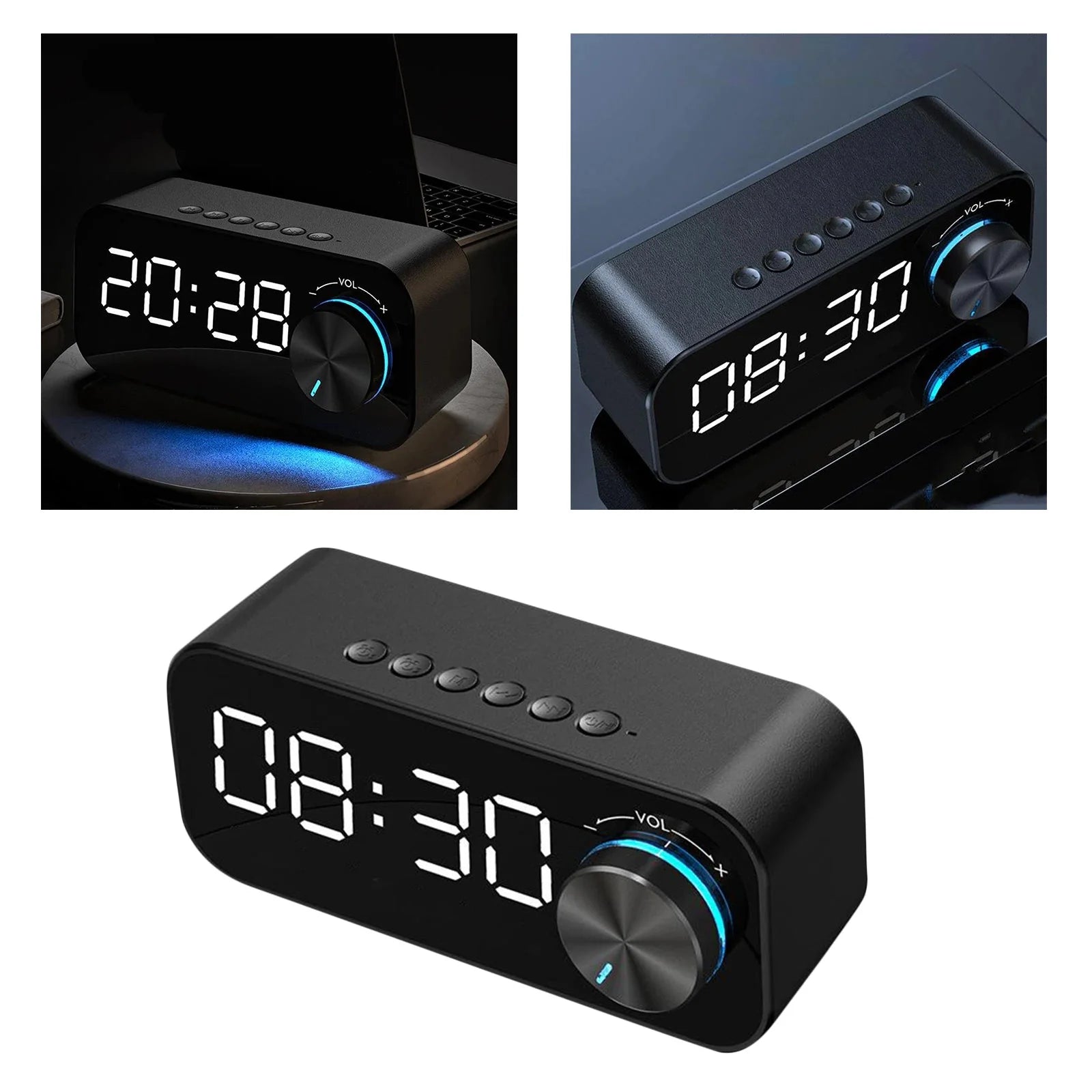 réveil digital connecté Bluetooth