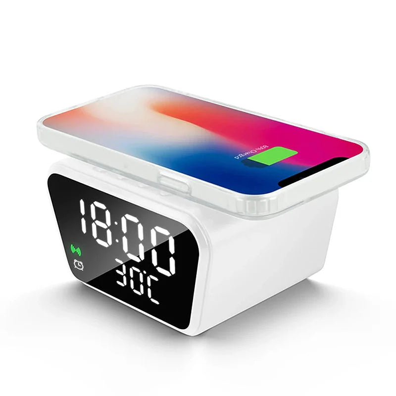 Réveil connecté chargeur induction Le Bon Réveil