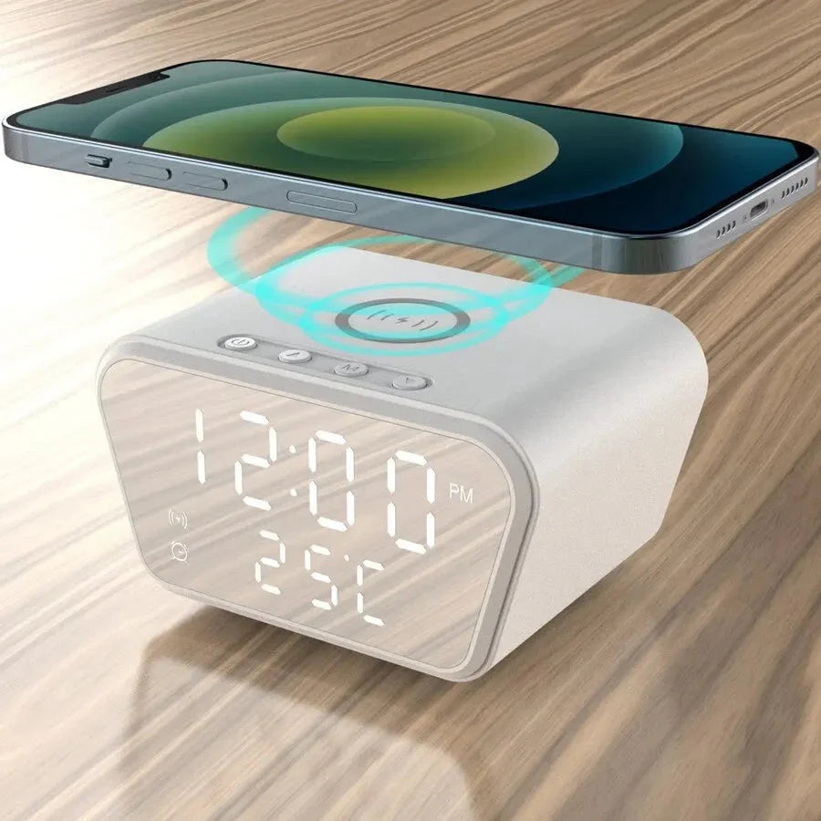 Réveil connecté chargeur induction Le Bon Réveil