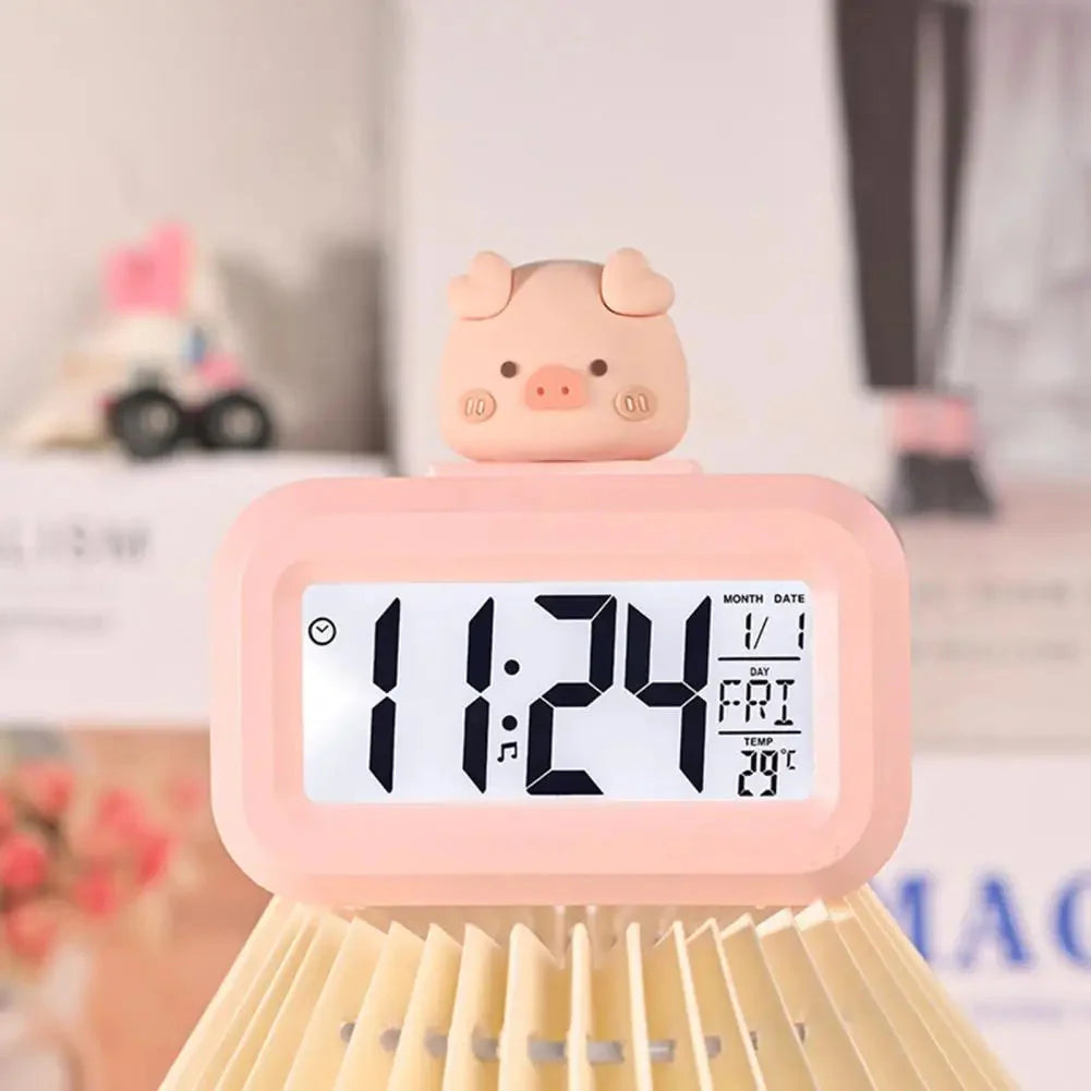Réveil fille 10 ans rose poudré Le Bon Réveil