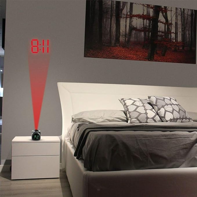 Réveil lumineux projecteur Le Bon Réveil