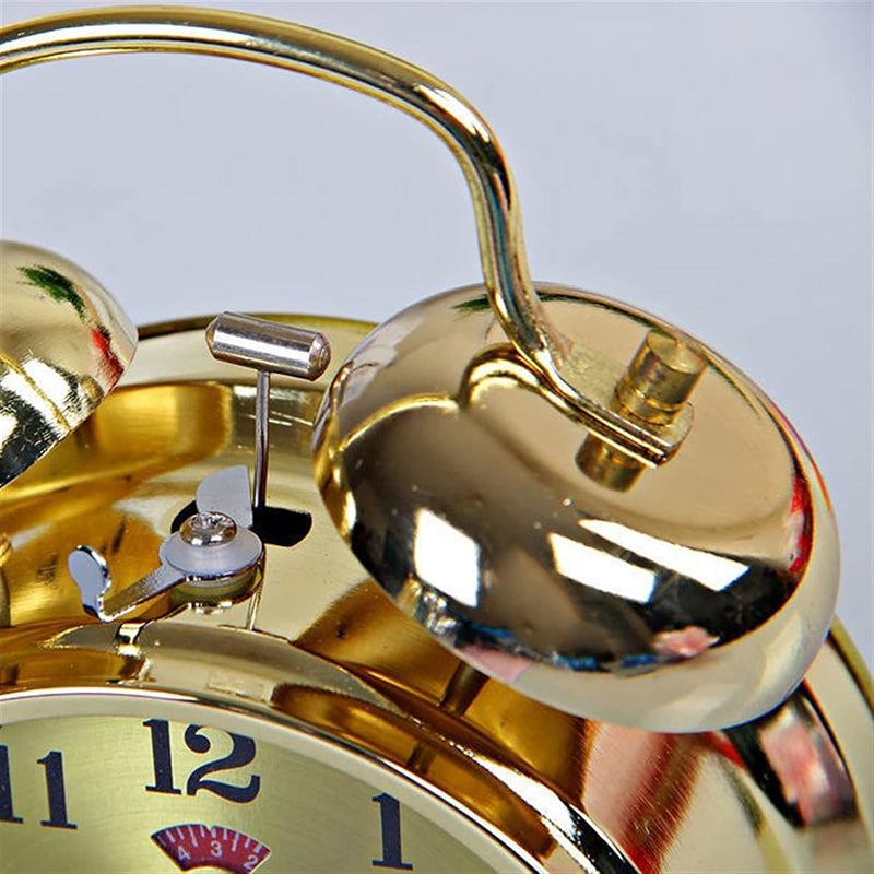 Réveil mécanique doré vintage Le Bon Réveil
