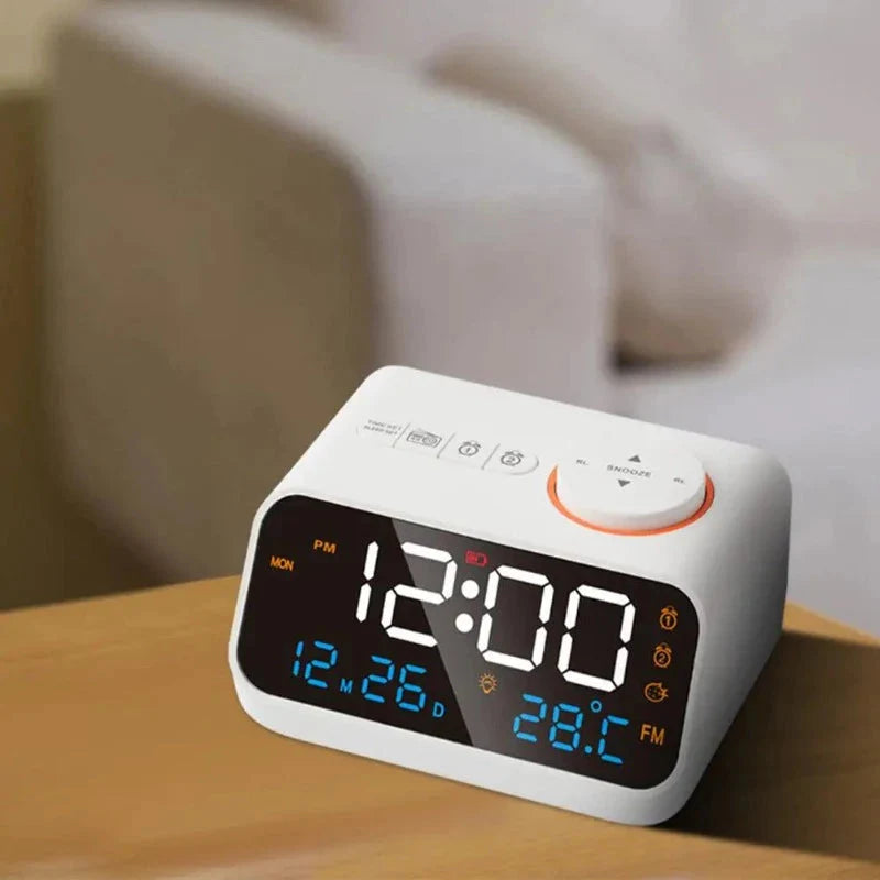 Réveil numérique batterie avec radio Le Bon Réveil