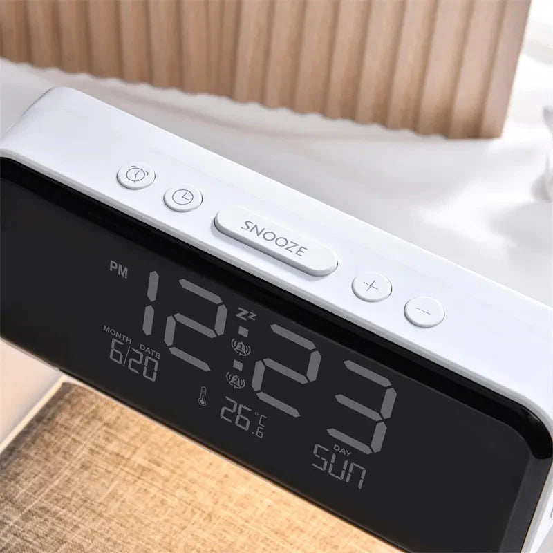 Réveil numérique chargeur sans fil Le Bon Réveil