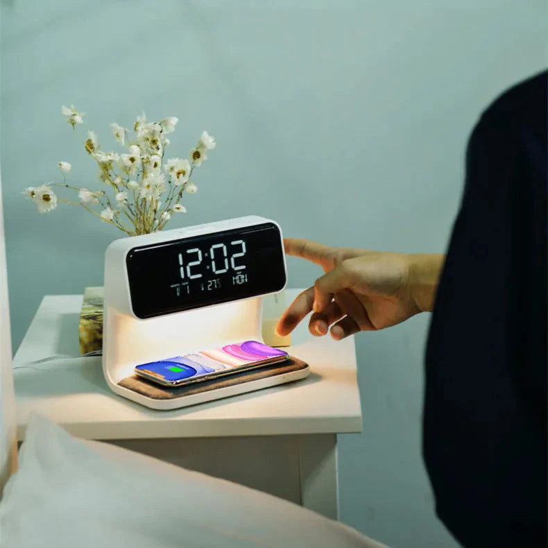 Réveil numérique chargeur sans fil Le Bon Réveil
