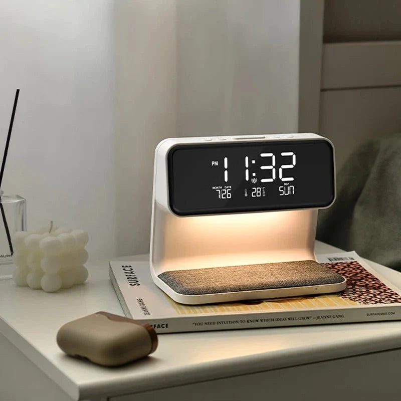 Réveil numérique chargeur sans fil Le Bon Réveil
