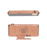 Wecker mit Projektor rosa gold - Vignette | TopWecker®