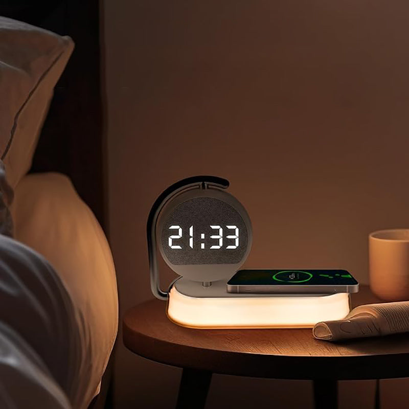 Réveil simulateur d'aube avec chargeur induction Le Bon Réveil