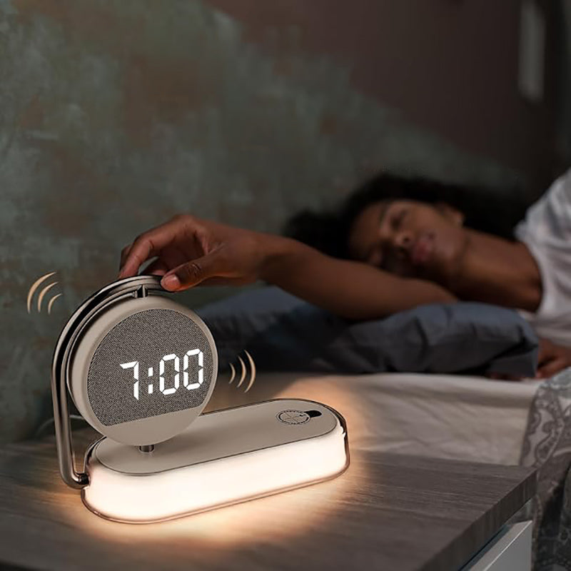 Réveil simulateur d'aube avec chargeur induction Le Bon Réveil